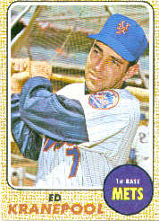 1968 Topps Baseball Cards      092      Ed Kranepool